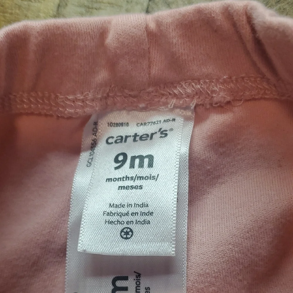 🐻 Carter's Soft Pink Kids Leggings